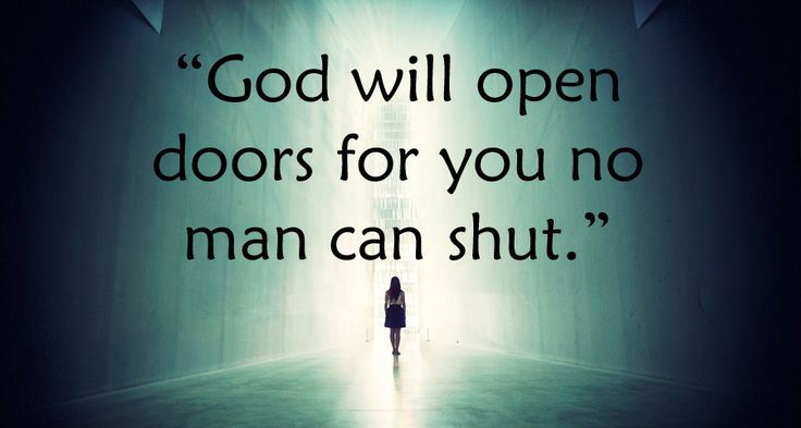 God will open a door for you - a video homily by Fr John Jesus CSJ